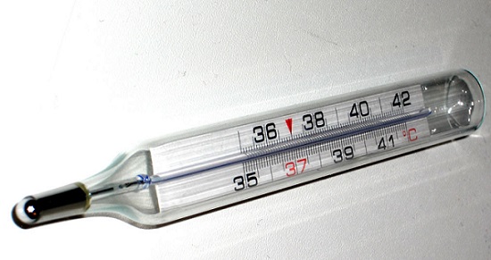Termômetro de mercúrio